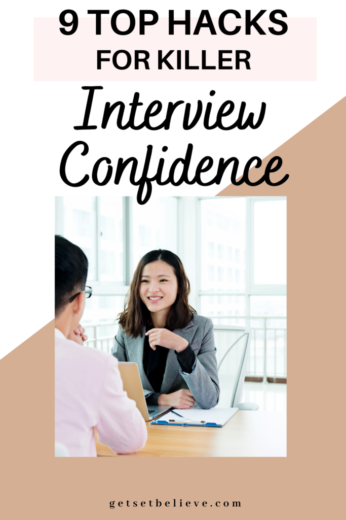 9 top hacks for killer interview confidence